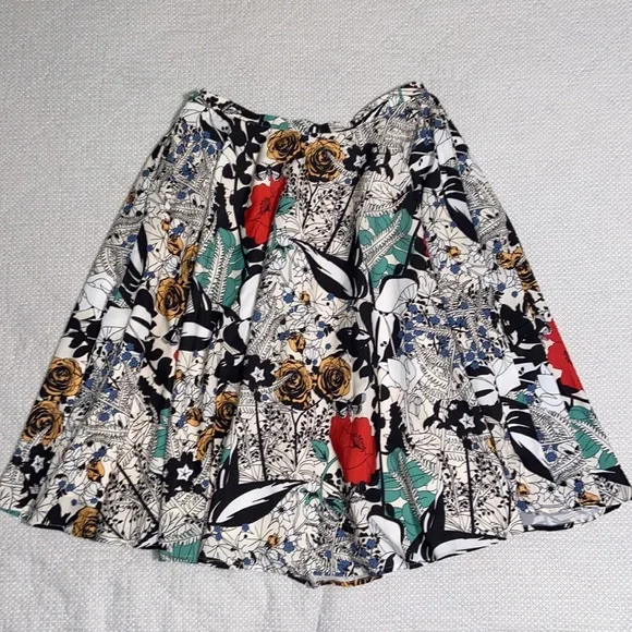 Modcloth Floral Maxi Skirt - Multicolor - Picture 2 of 6